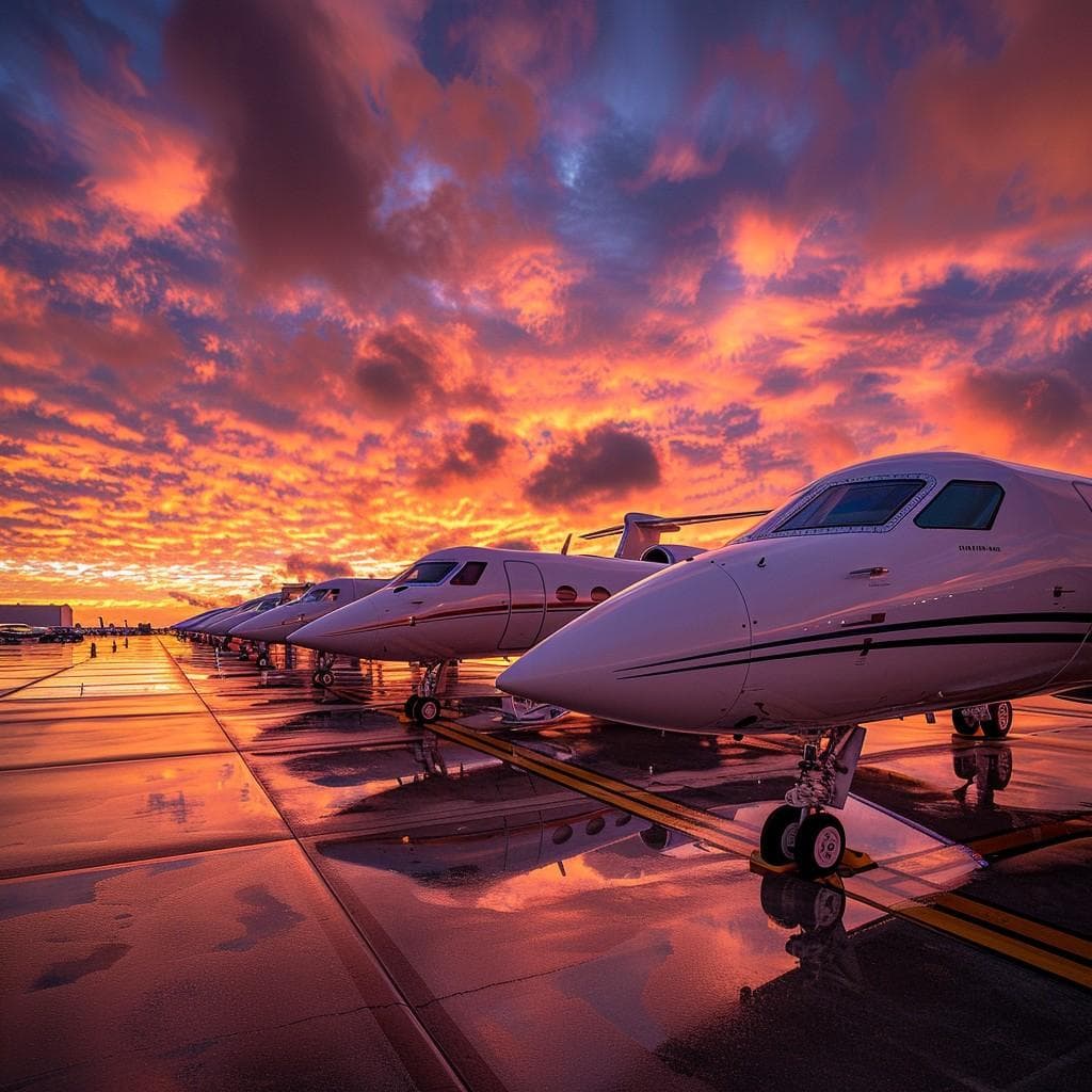 The full aircraft fleet